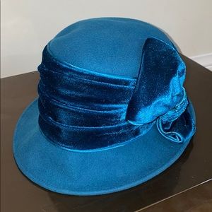 Blue hat